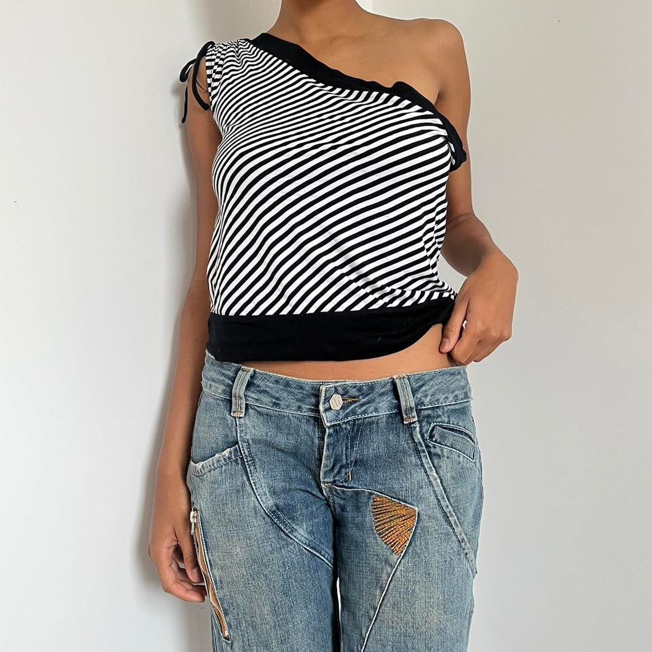 One Shoulder Top - Size M