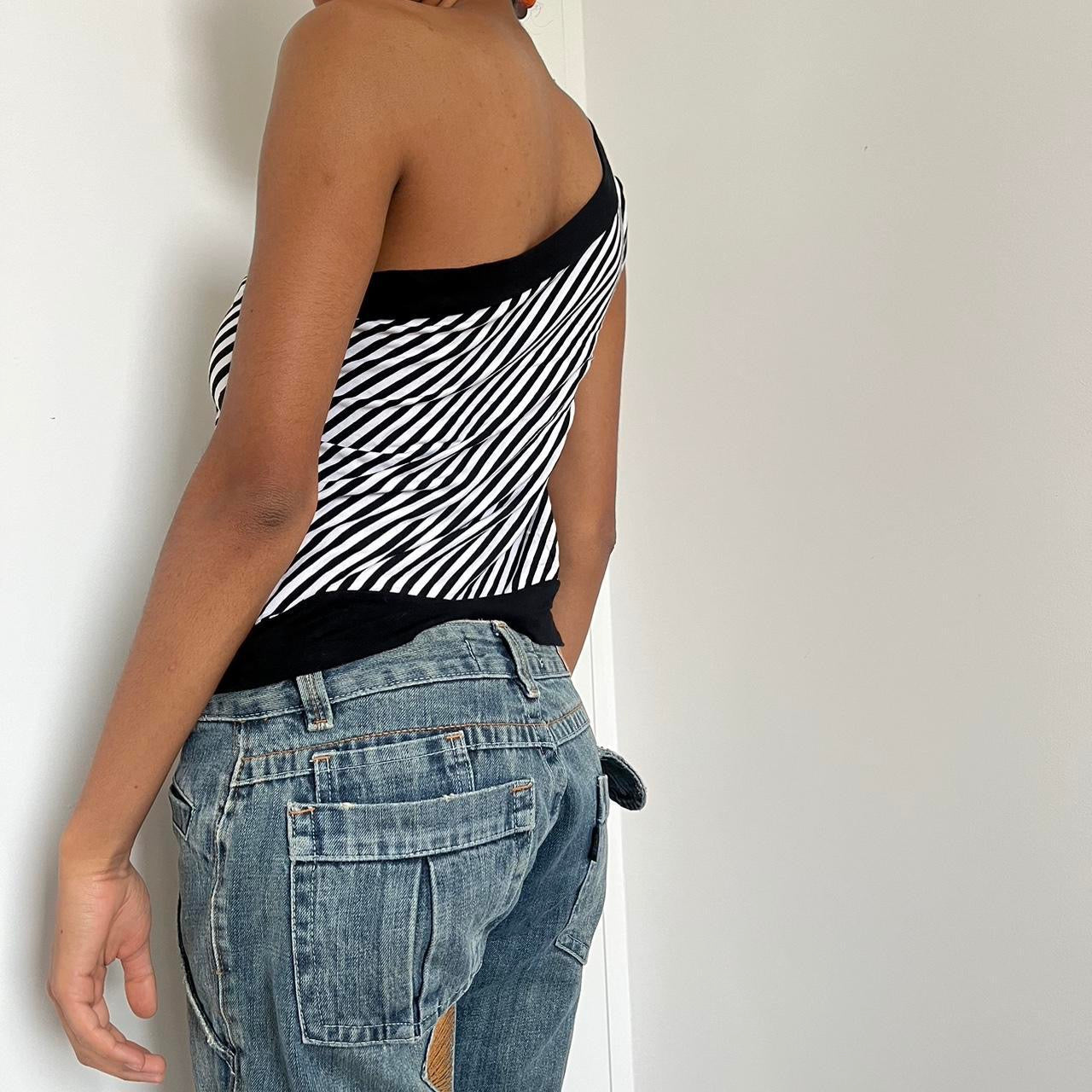One Shoulder Top - Size M