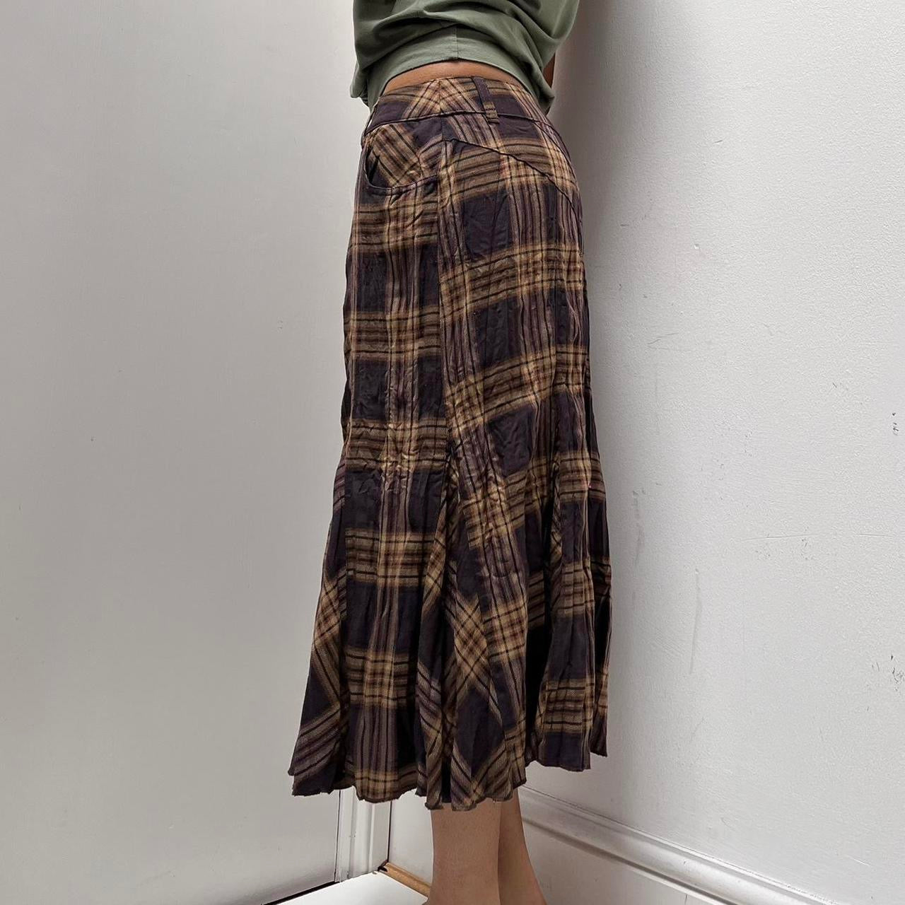 Checkered Skirt - Waist 31l