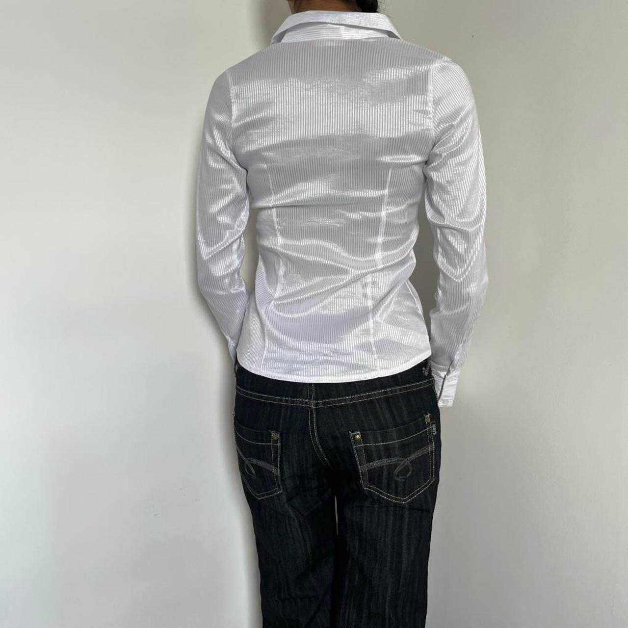 Pinstripe Shirt - Size U.K. 10