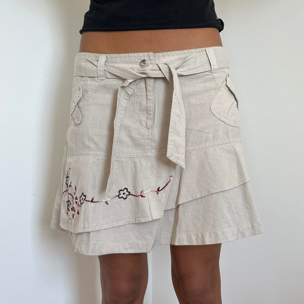 Beige Skirt - Waist 32”