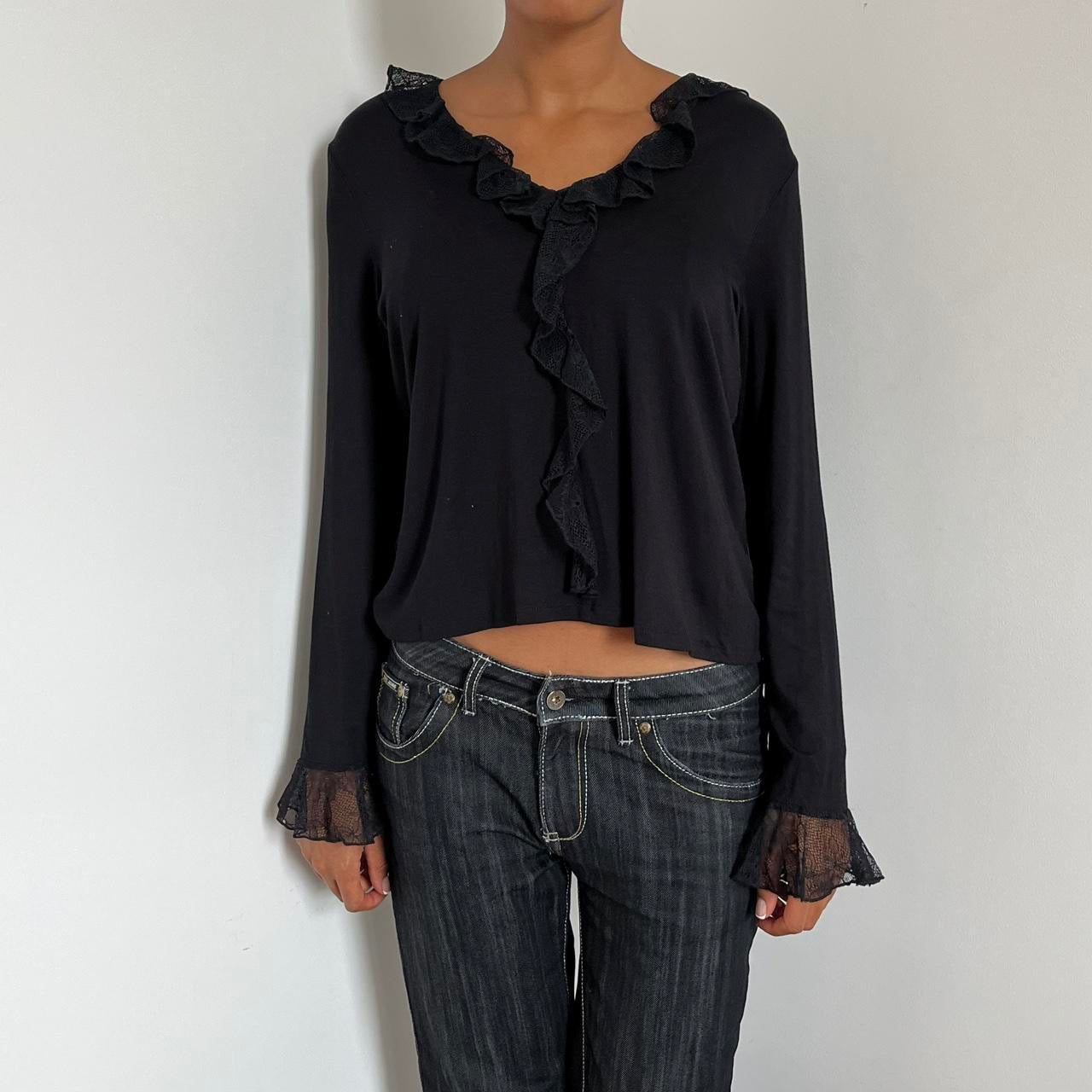 Long Sleeved Top - Size U.K. 14