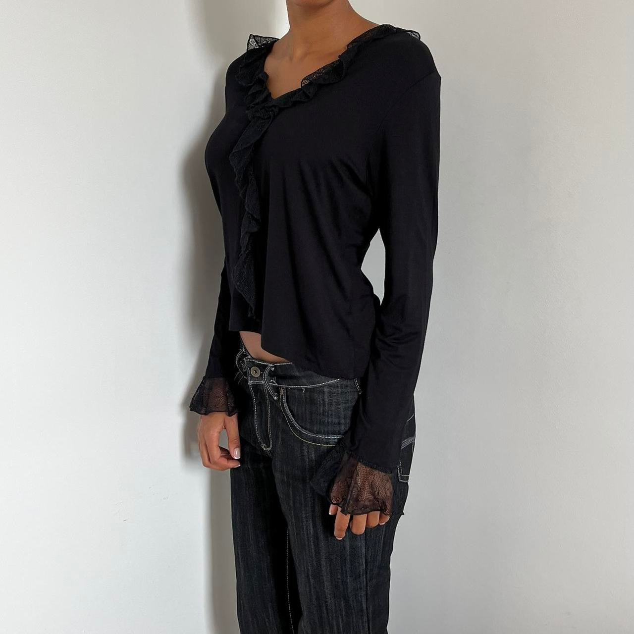 Long Sleeved Top - Size U.K. 14