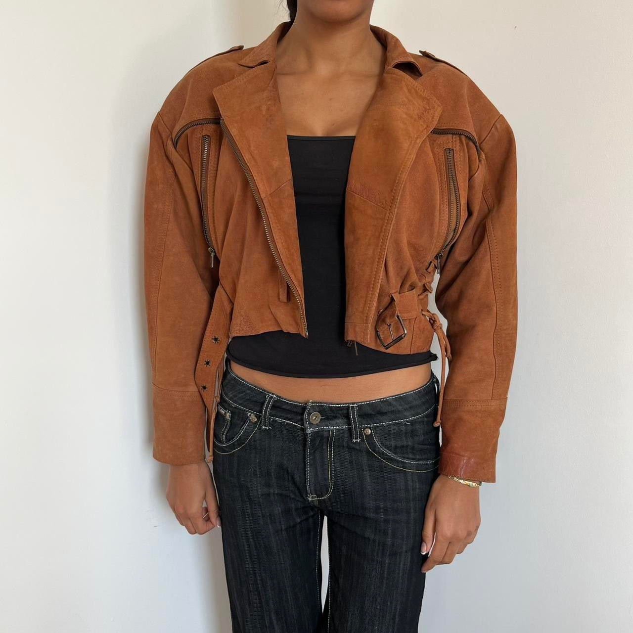 Leather Jacket - Size S