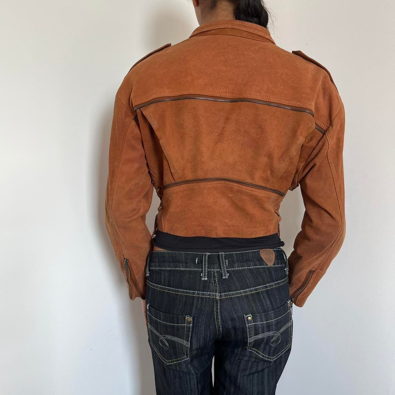 Leather Jacket - Size S