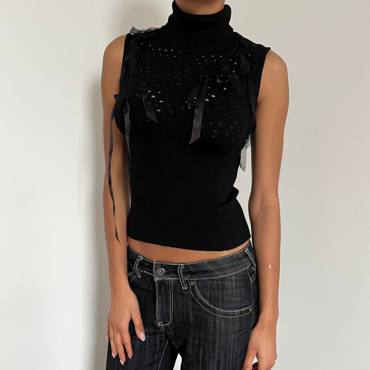 Roll Neck Top - Size S