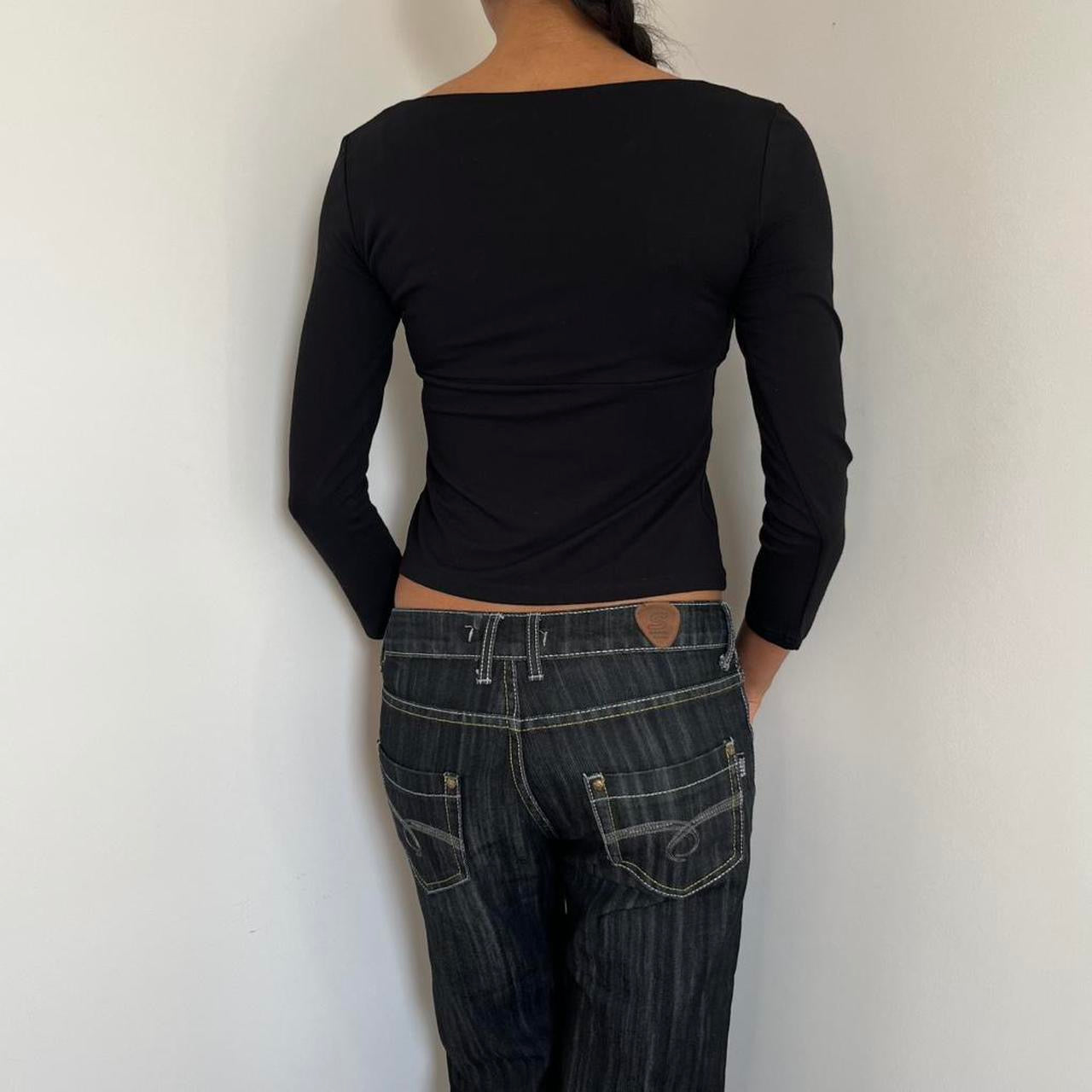 Three Quarter Sleeve Top - Size XS