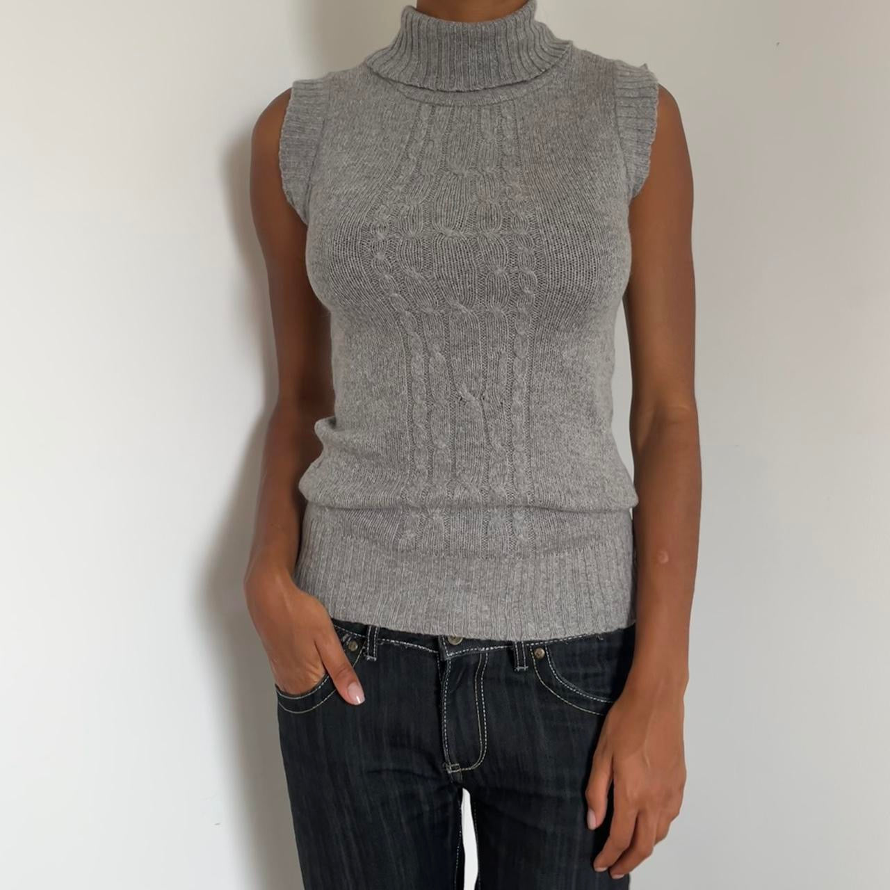 Turtle Neck Jumper - Size S
