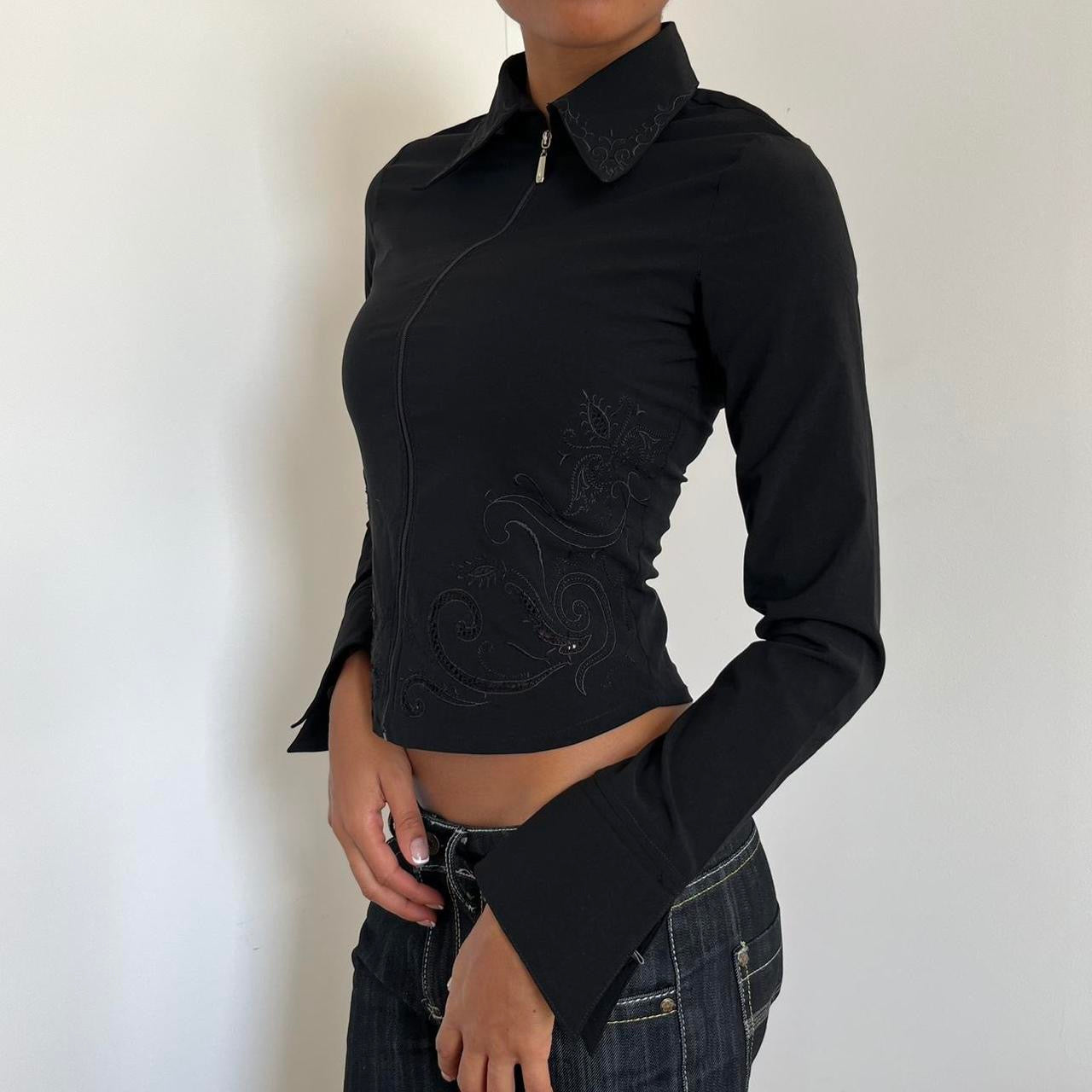 Long Sleeved Cardigan - Size S