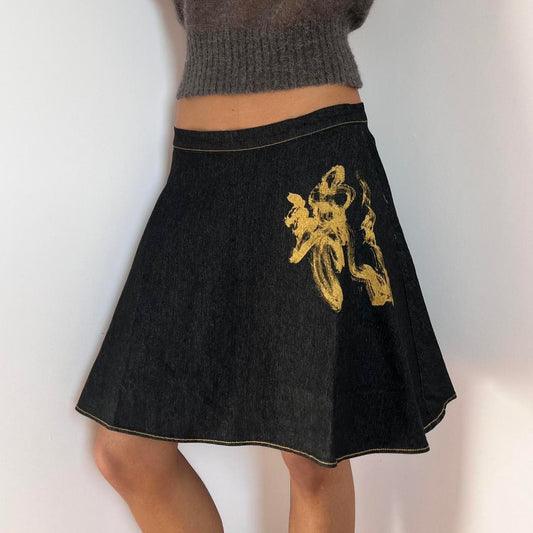 Midi Denim Skirt - Size M