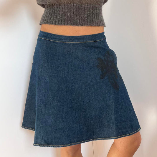 Midi Denim Skirt