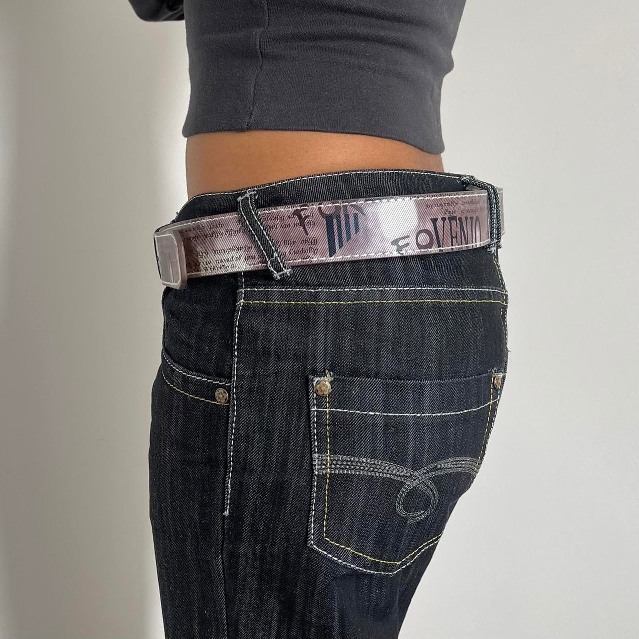 Graphic Print Adjustable Belt