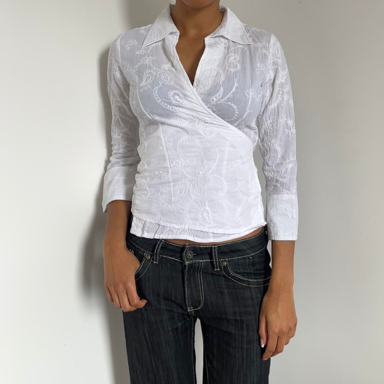 Cross Over Shirt - Size S