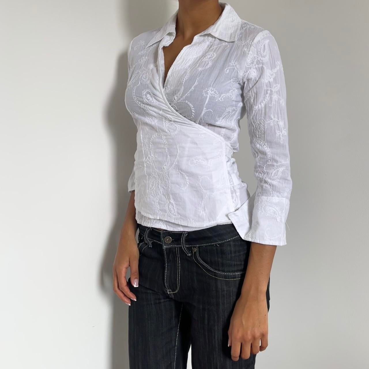 Cross Over Shirt - Size S