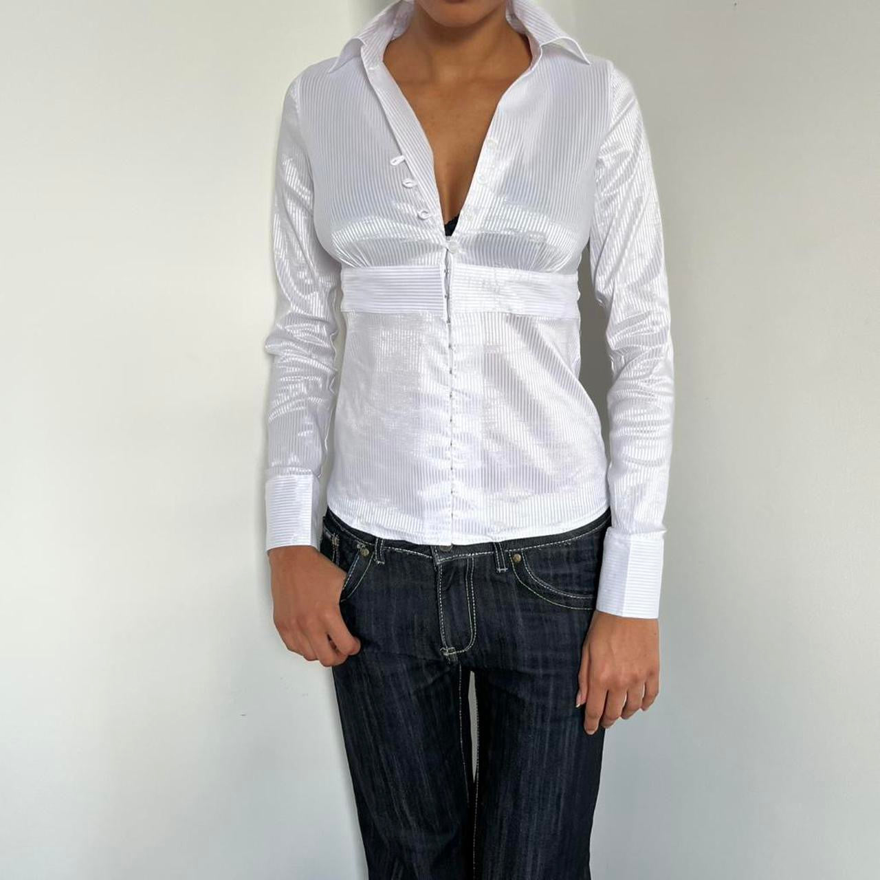 Pinstripe Shirt - Size U.K. 10