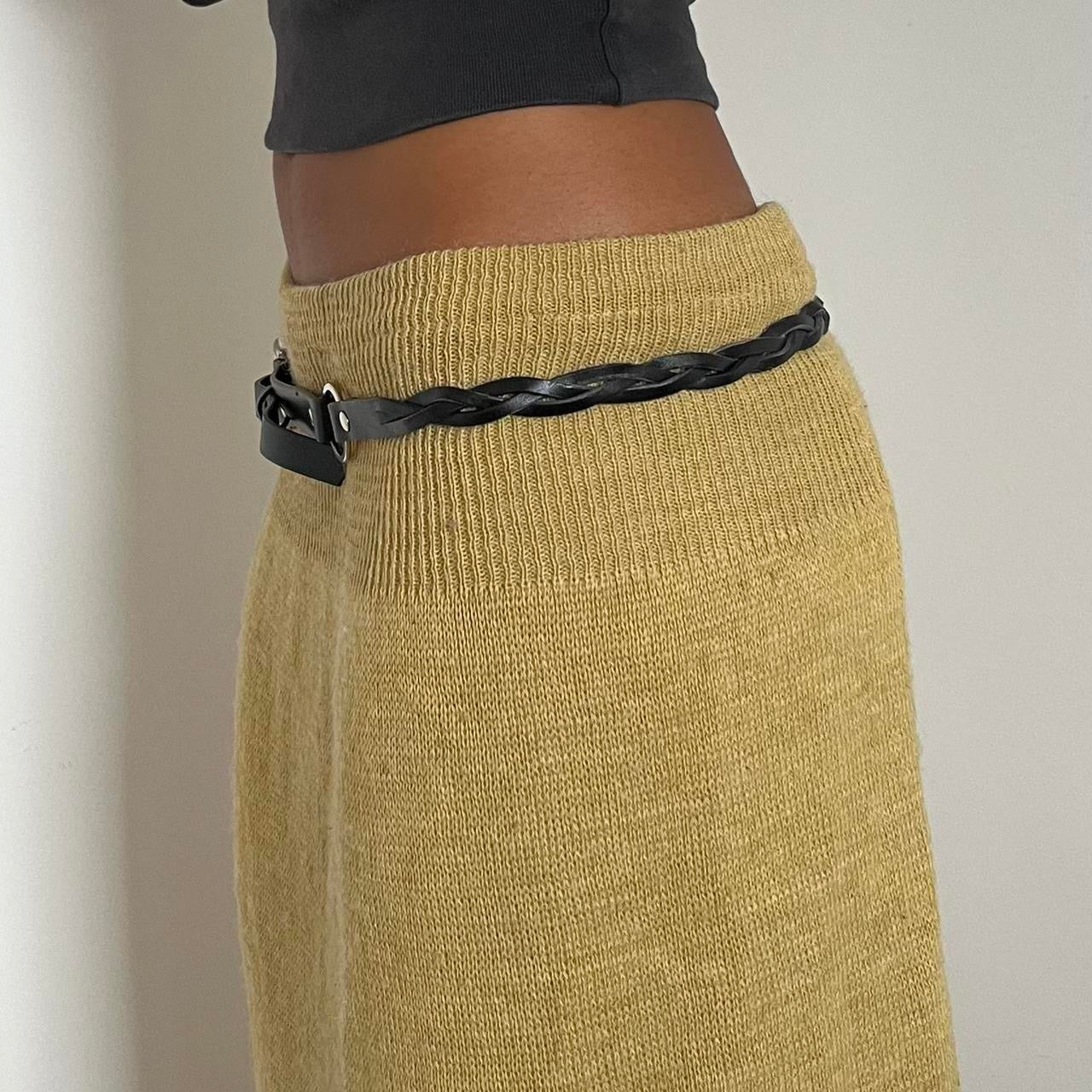 Faux Leather Adjustable Belt