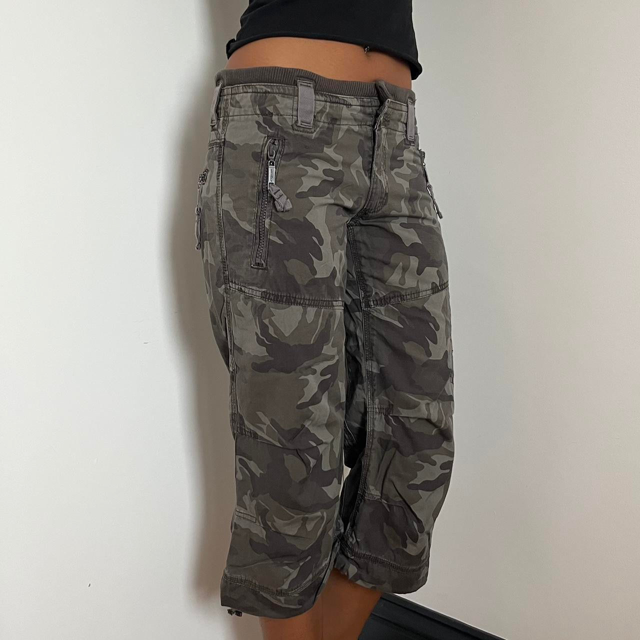 Camo Cargo Trousers - Size XS
