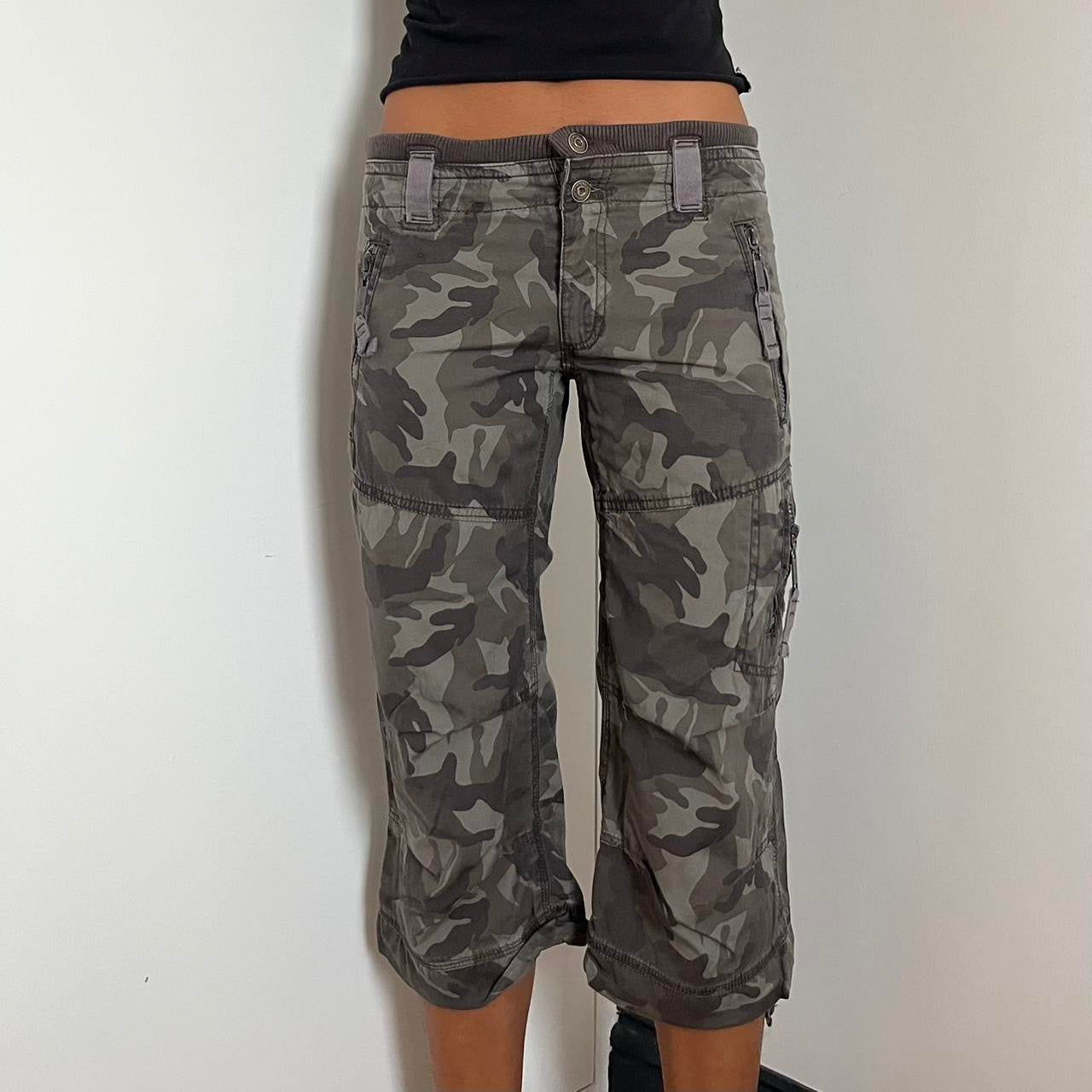 Camo Cargo Trousers - Size XS