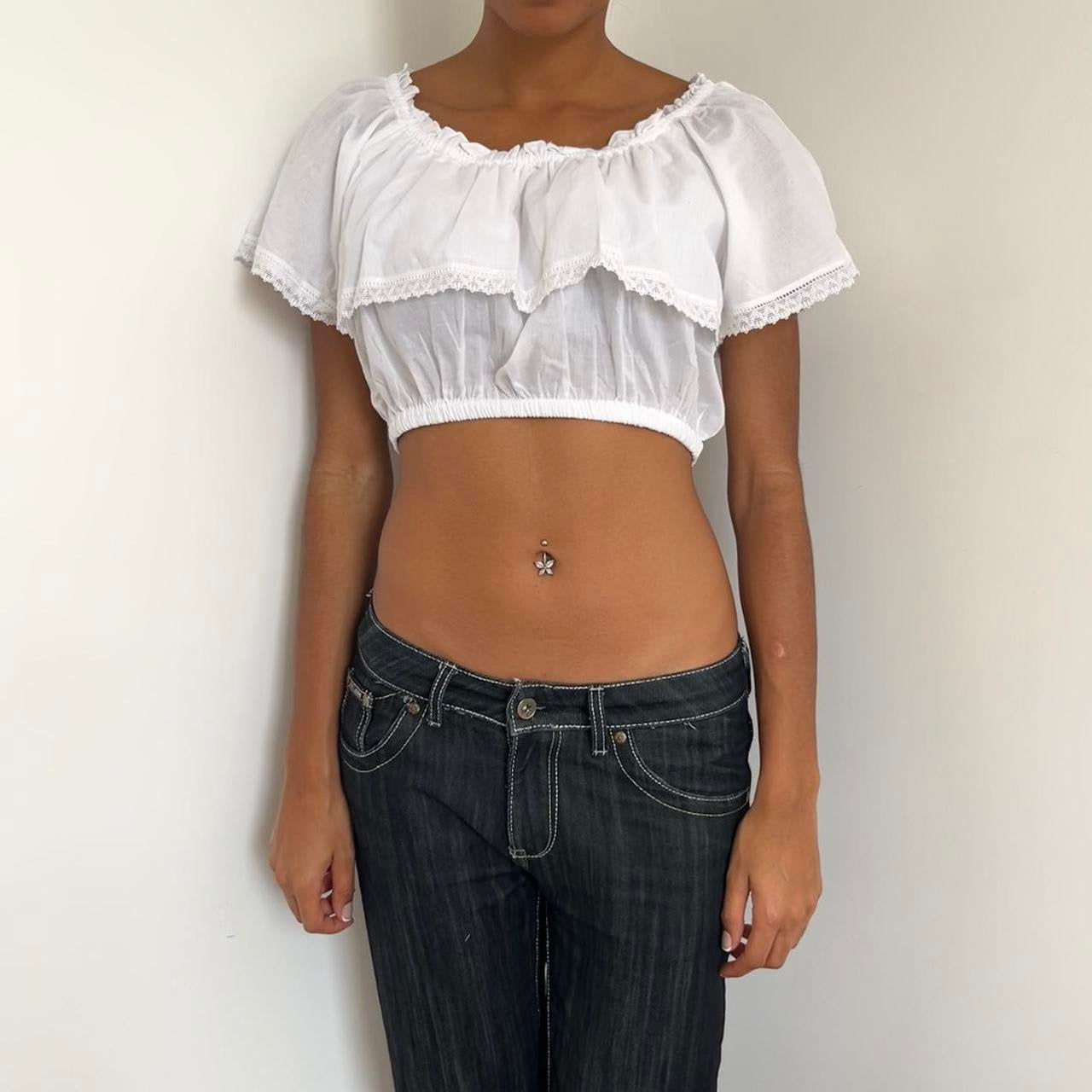 Cropped Top - Size U.K. 14