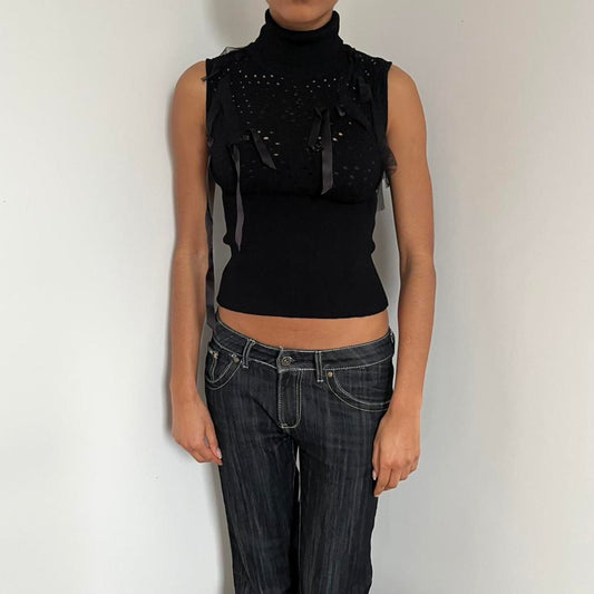 Roll Neck Top - Size S