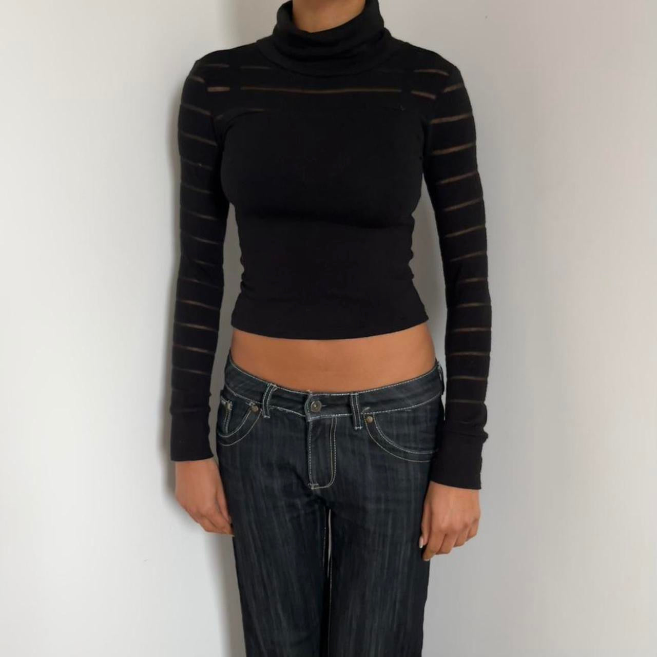 Cropped Knit Jumper - Size S