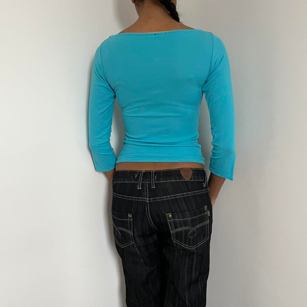 Three Quarter Sleeve Top - Size XS