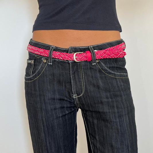 Pink Woven Belt