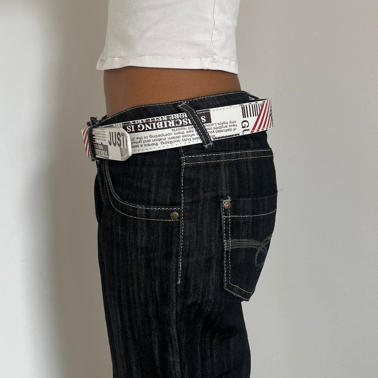 Graphic Print Belt