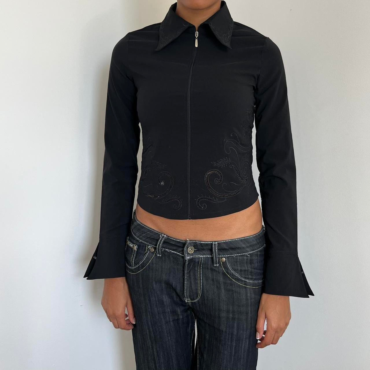 Long Sleeved Cardigan - Size S