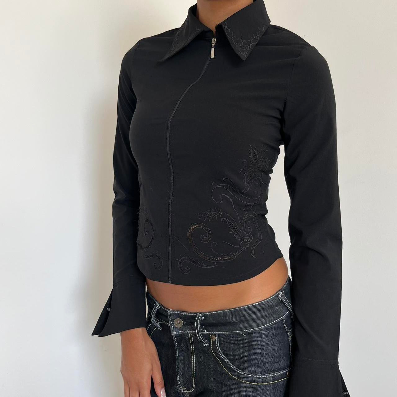 Long Sleeved Cardigan - Size S