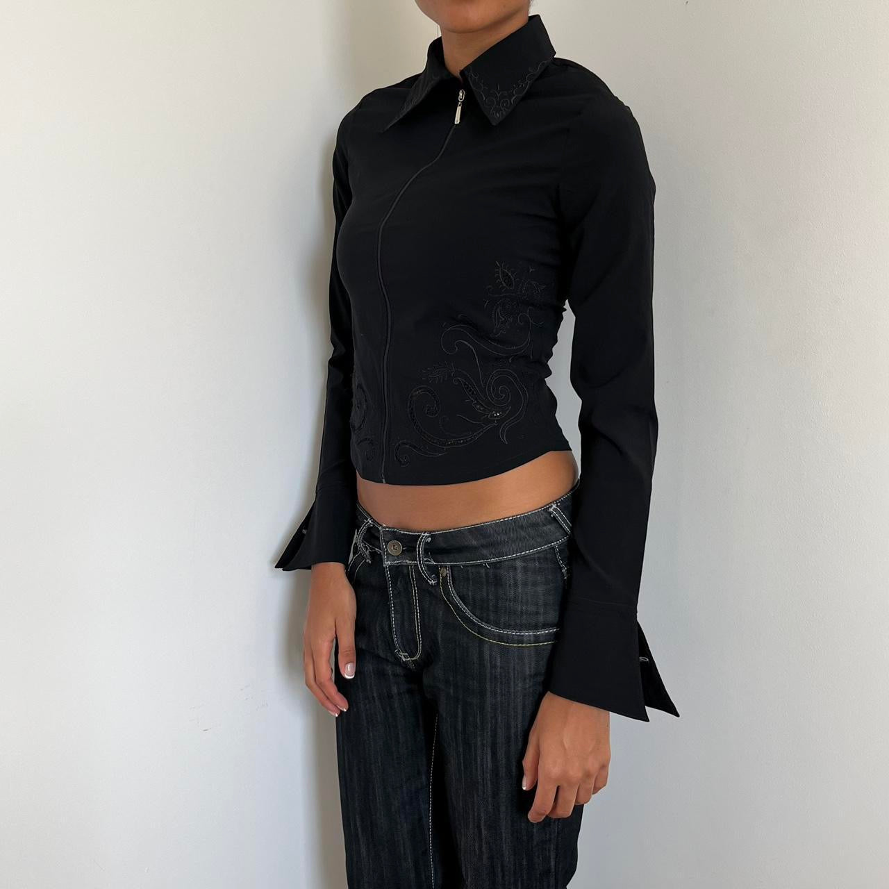 Long Sleeved Cardigan - Size S