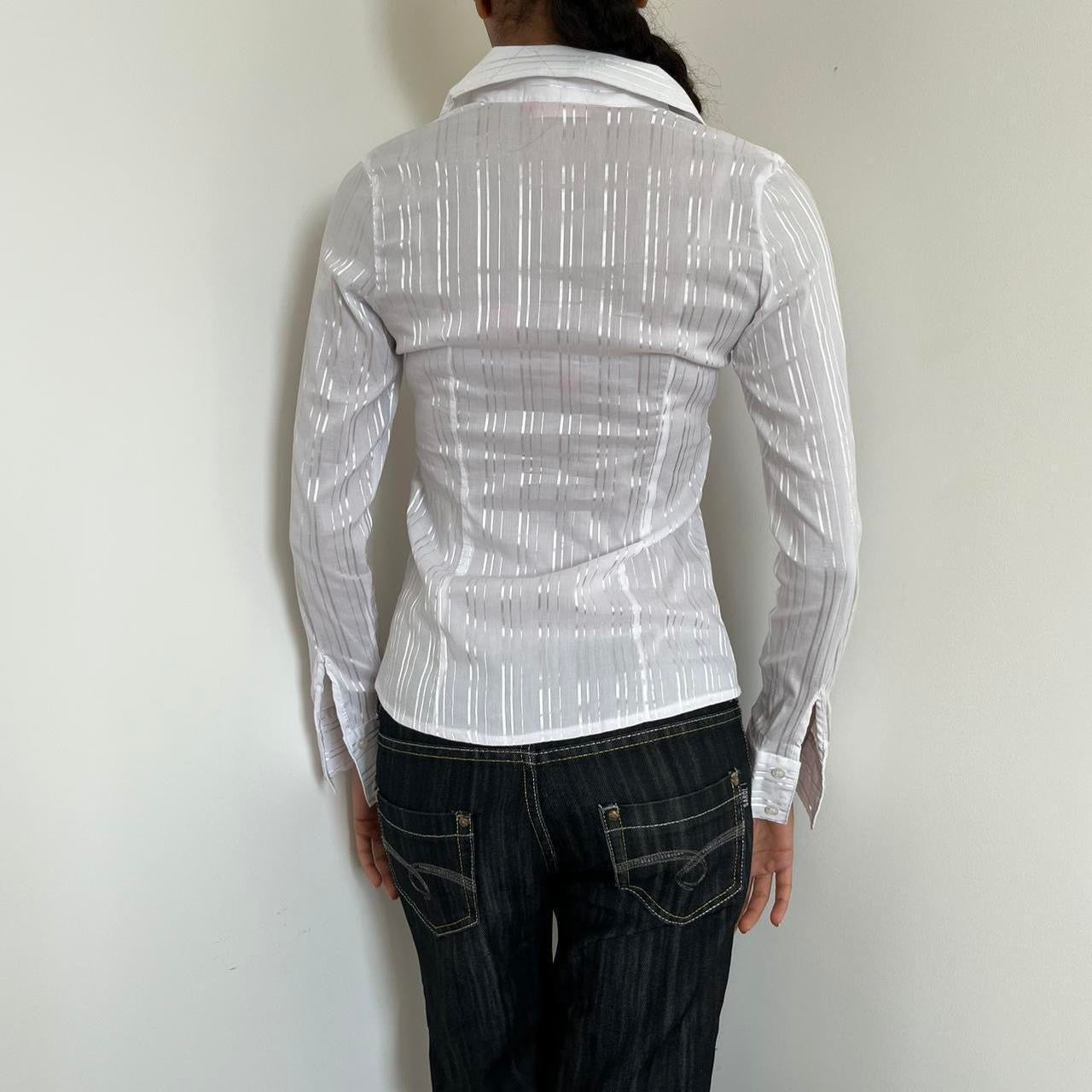 Pinstripe Shirt - Size U.K. 10