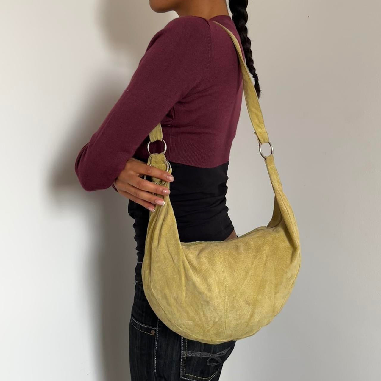 Suede Shoulder Bag