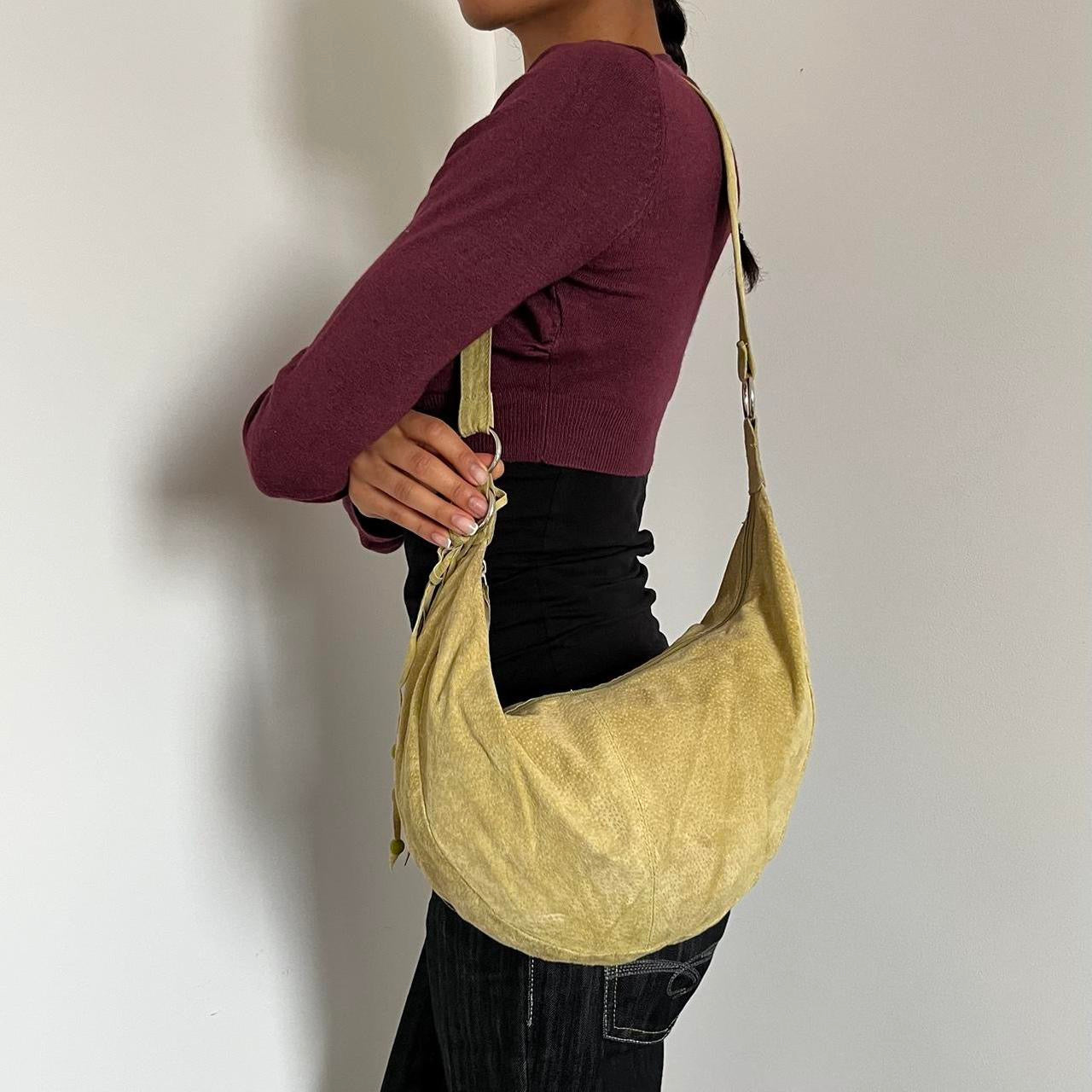 Suede Shoulder Bag
