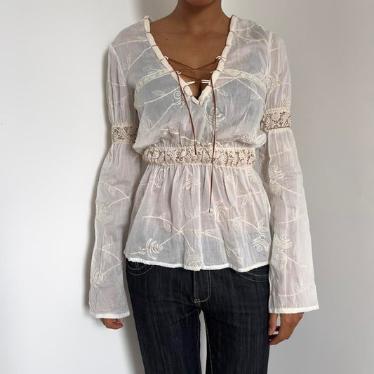 Long Sleeved Top - Size M