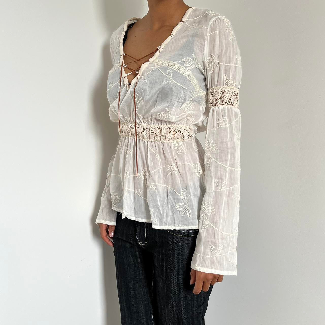 Long Sleeved Top - Size M